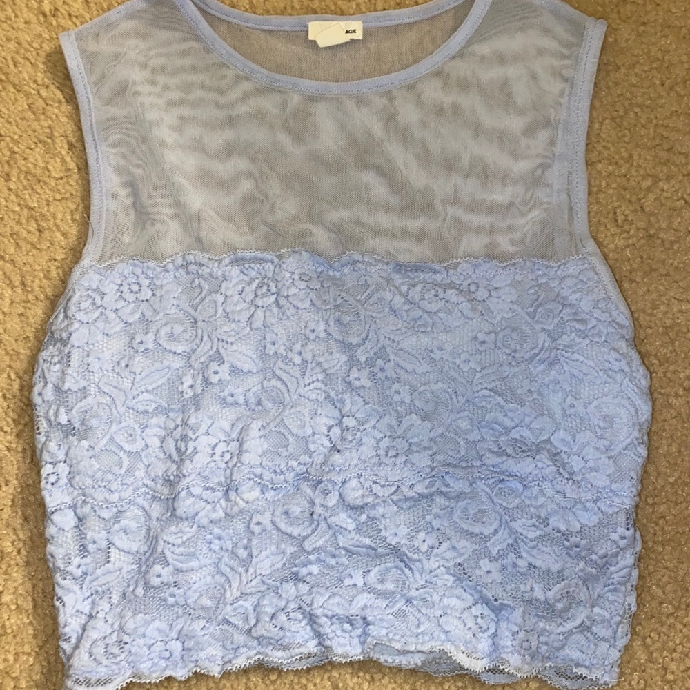 Lace crop top